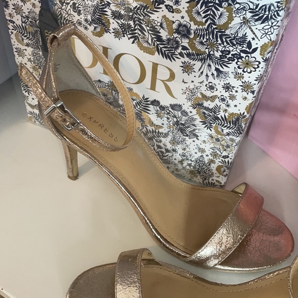 Express- Blush Strappy Heels - Picture 3 of 5